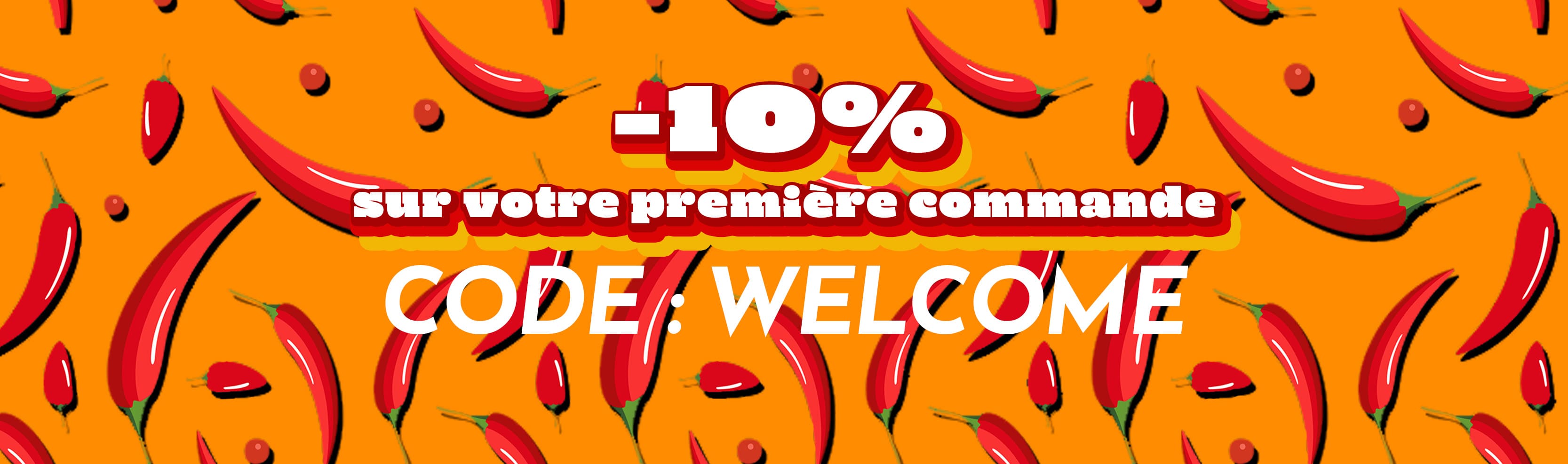 Code première commande piments Eat Like Home